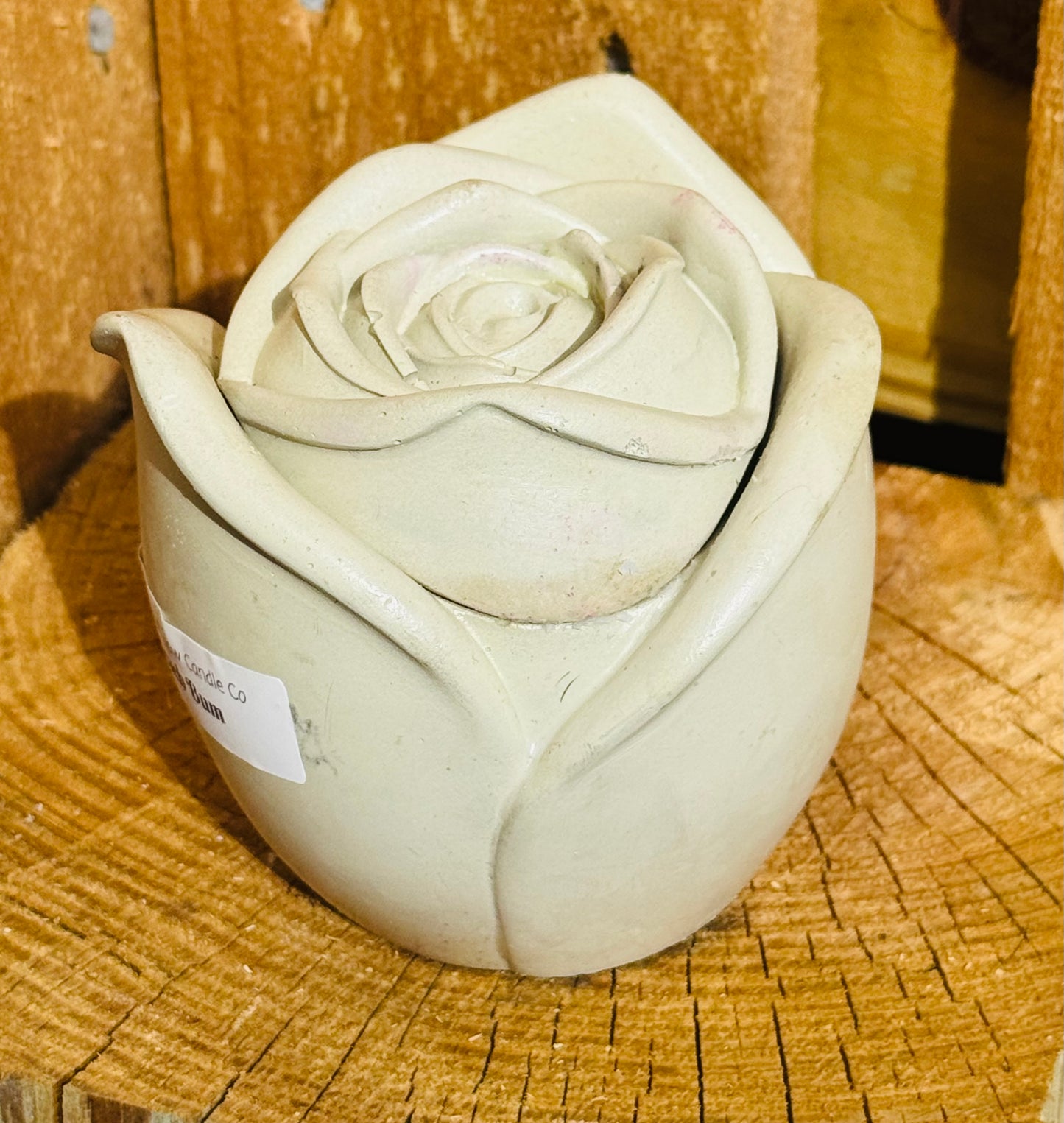 Rose 3 oz Concrete Candle