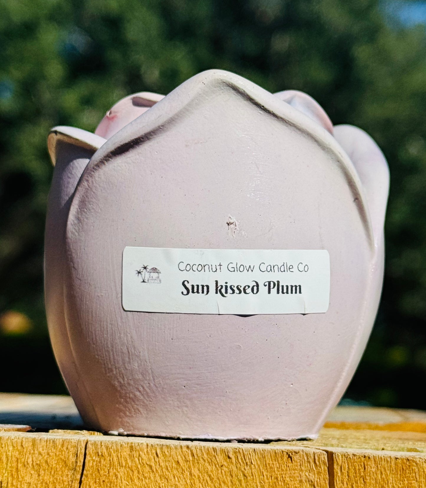 3 oz Rose Concrete Candle