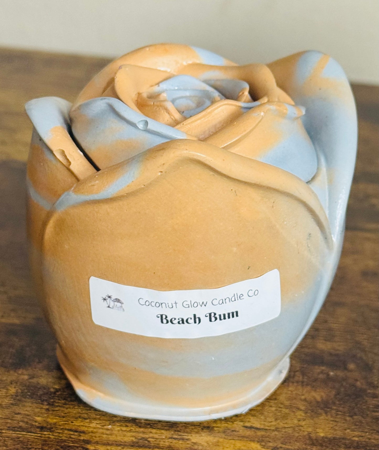 Rose 3 oz Concrete Candle