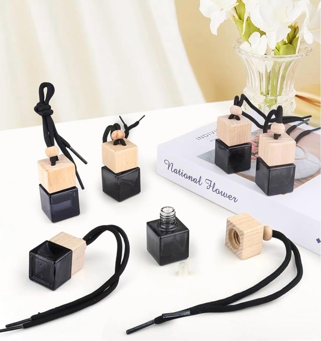 Car Diffuser (scent description in “read item description area”) Freshener, Reusable Glass Bottle, Long Lasting Clean Scent, Car Accessories