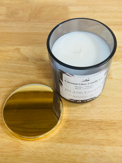 Island Escape - 12 oz Luxury Glass Jar