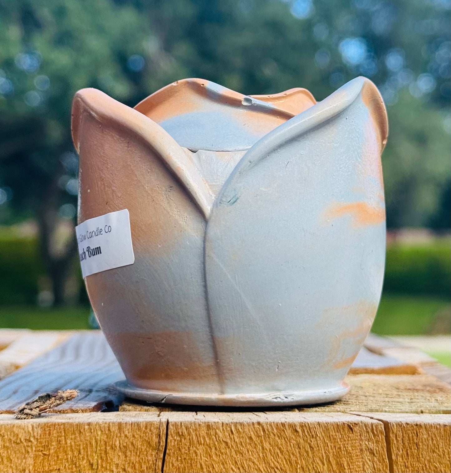 Rose 3 oz Concrete Candle