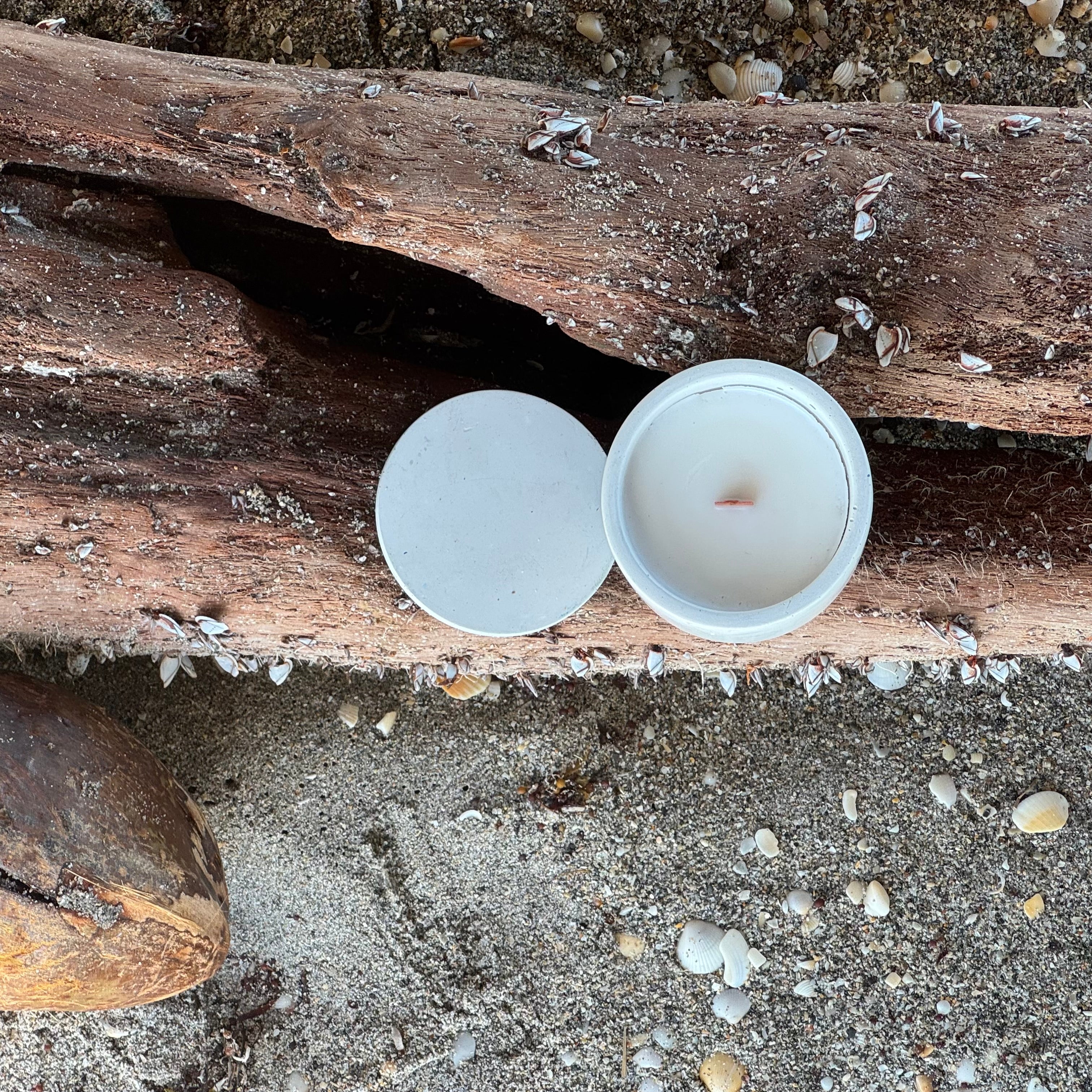 Morning Tide - Concrete Candle