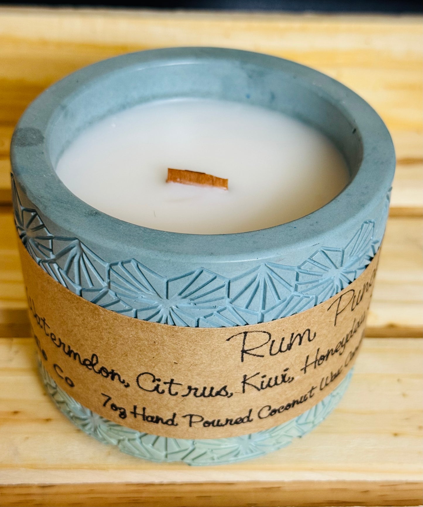 Rum Punch - 7 oz Concrete Candle