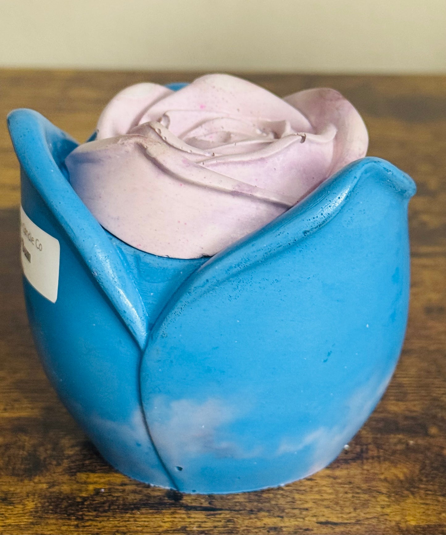 Rose 3 oz Concrete Candle