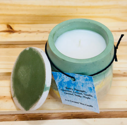 Sweet Aloha - 6 oz Concrete Candle