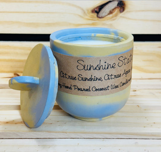 Sunshine State - 9 oz Concrete Candle