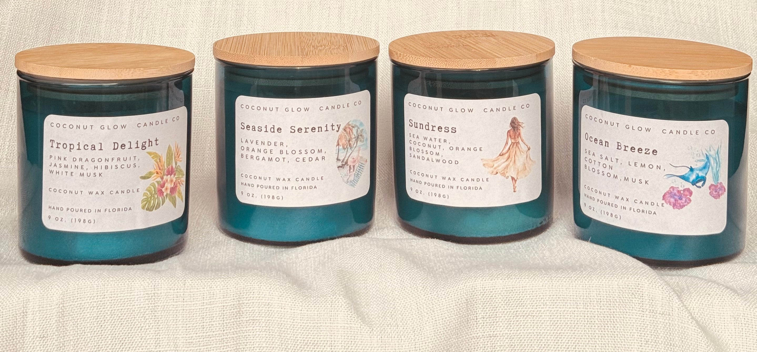 Sundress- Teal Glass Jar