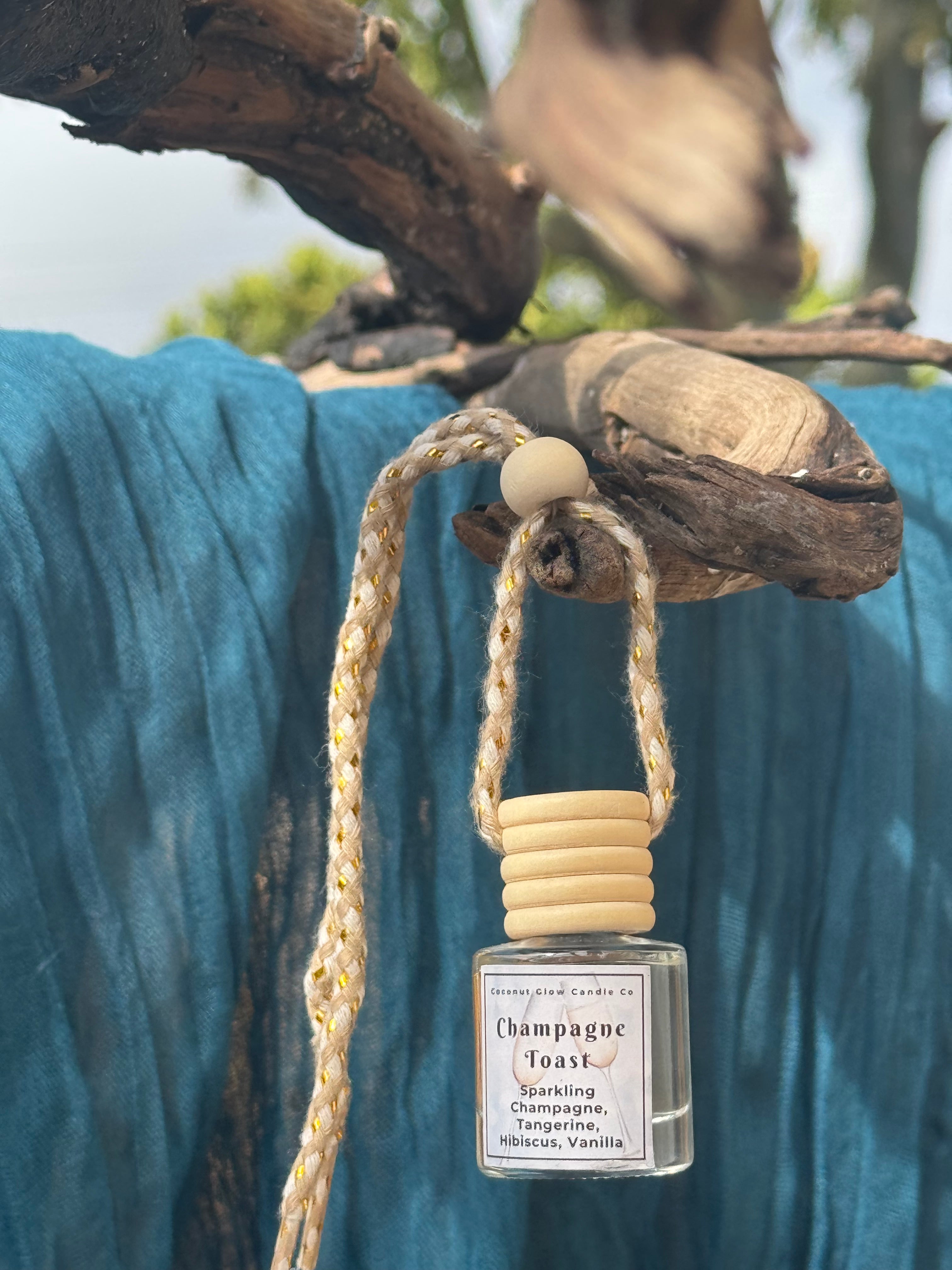 Coconut Glow Hanging Car Diffuser