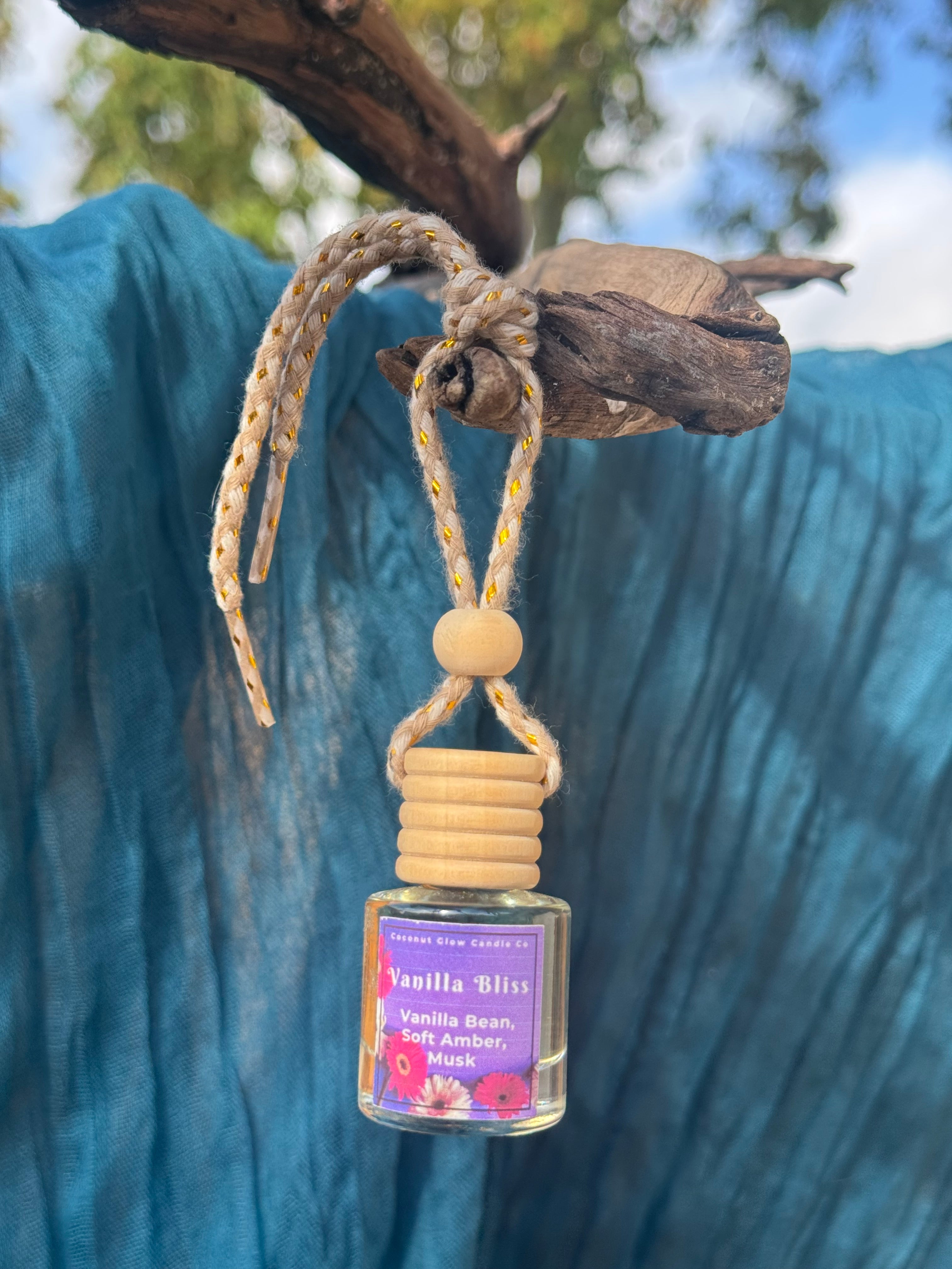 Coconut Glow Hanging Car Diffuser