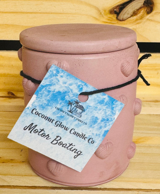 Motor Boating - 7 oz Concrete Candle