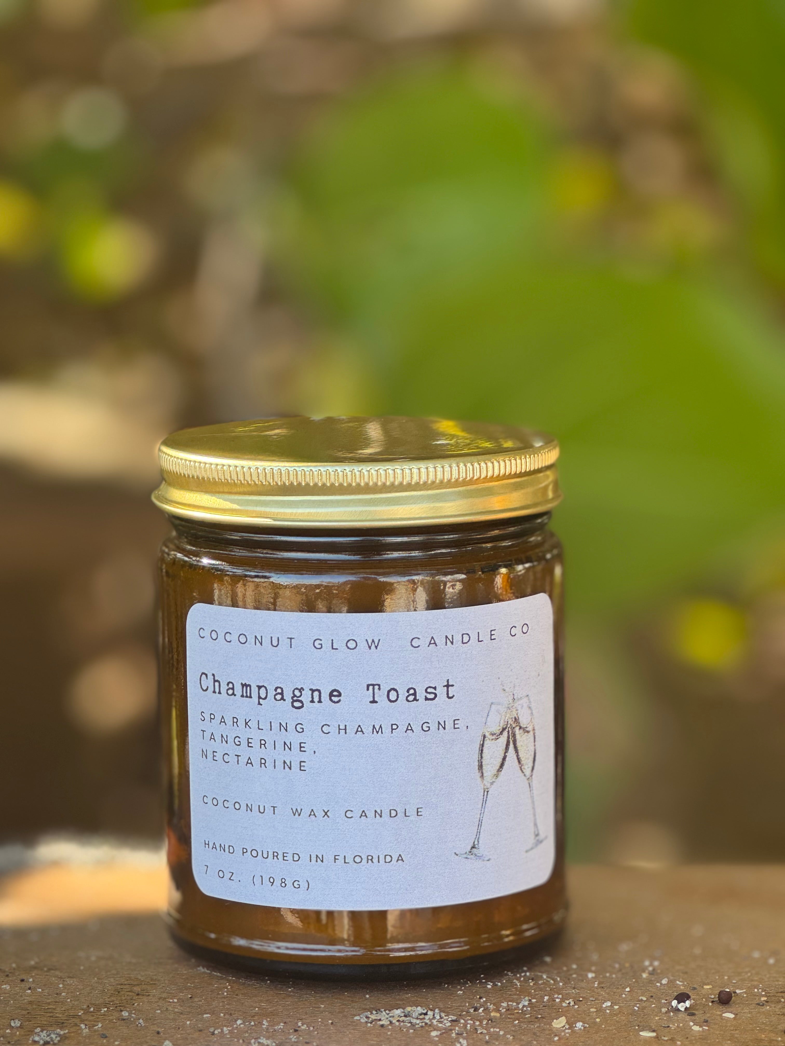 Champagne Toast - Golden Hour Glass Jar