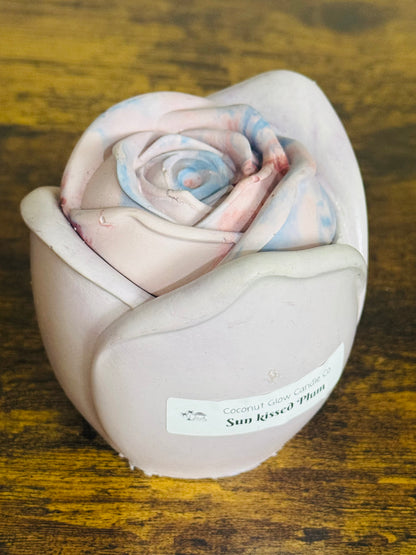 3 oz Rose Concrete Candle