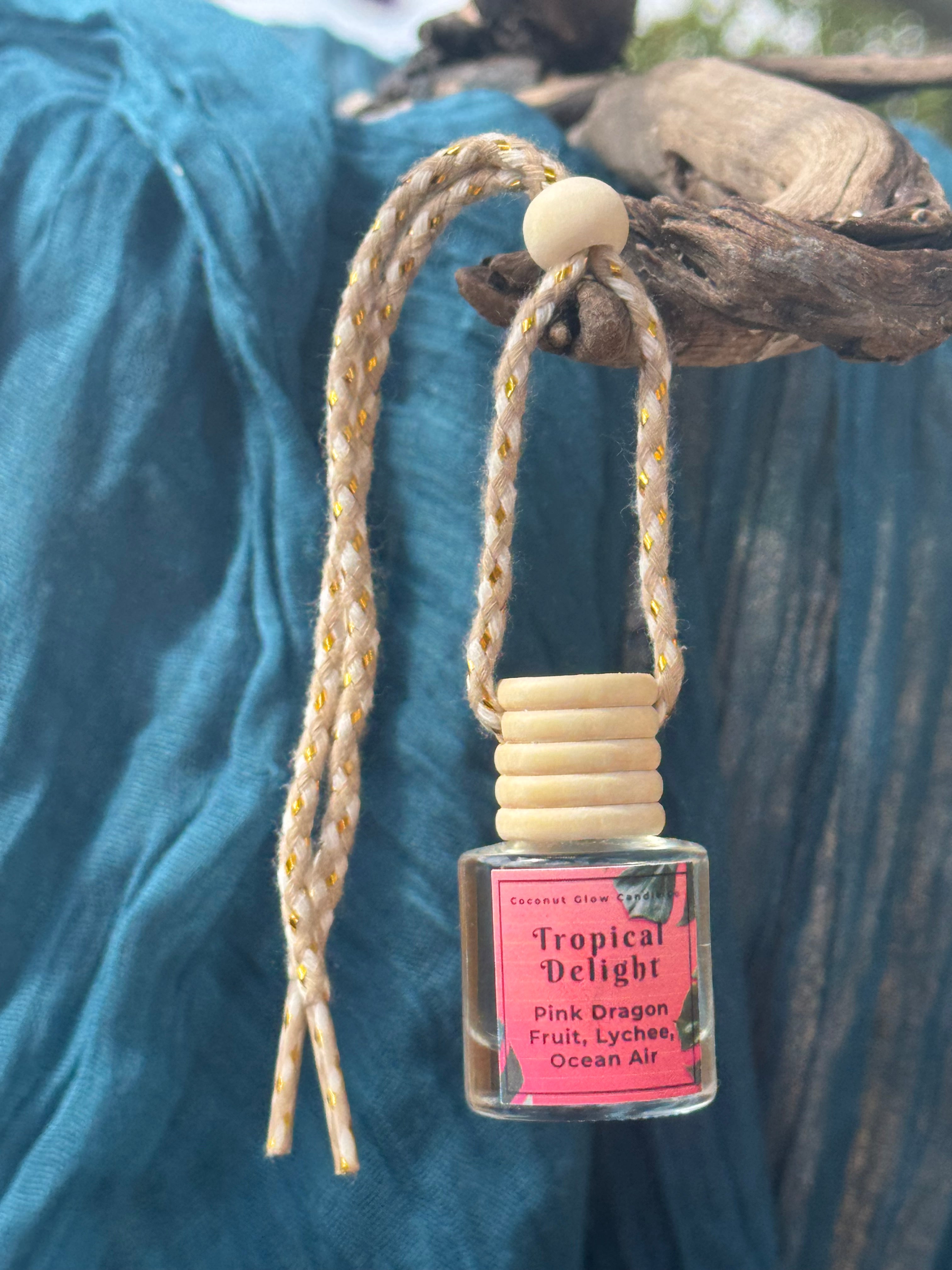 Coconut Glow Hanging Car Diffuser