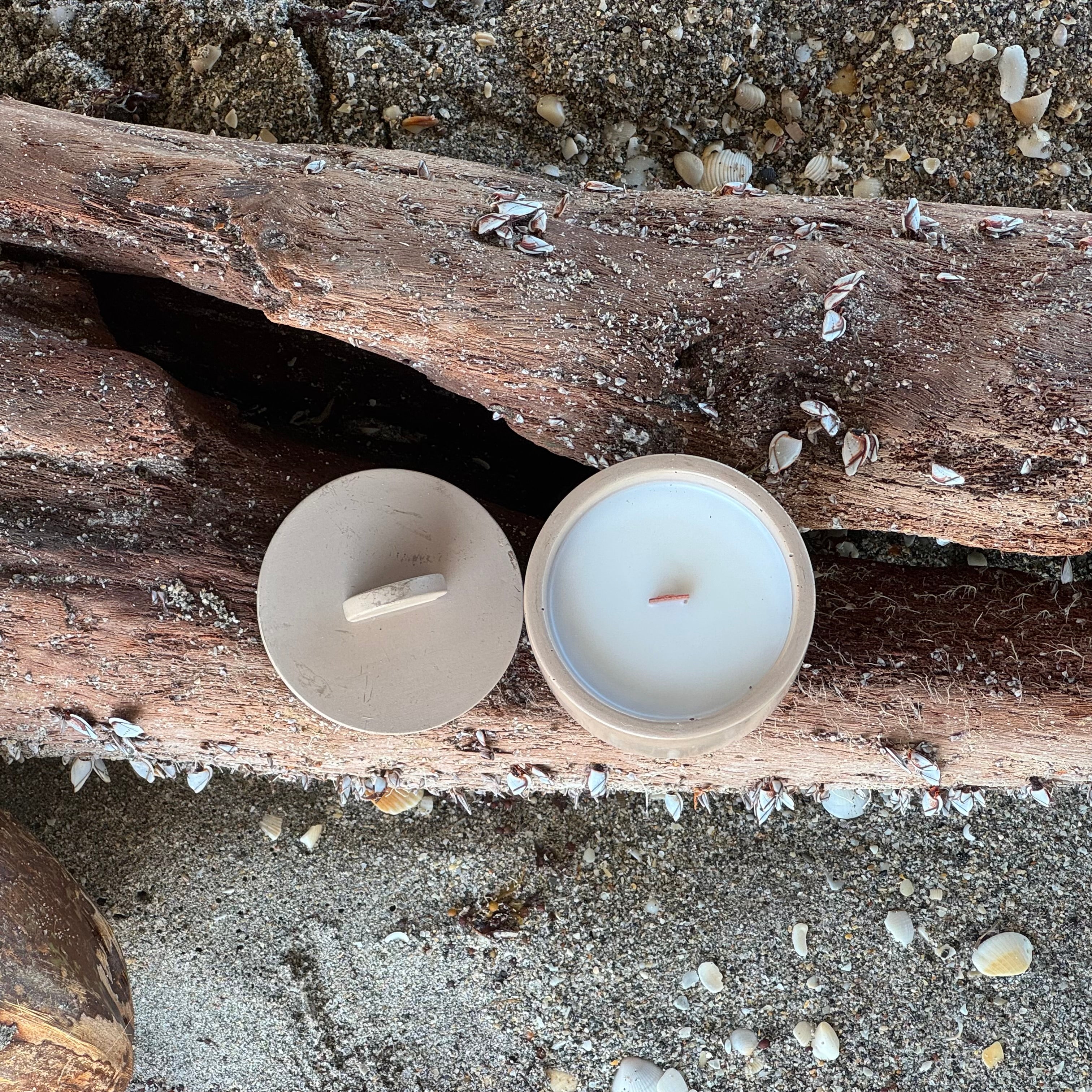 Morning Tide - Concrete Candle