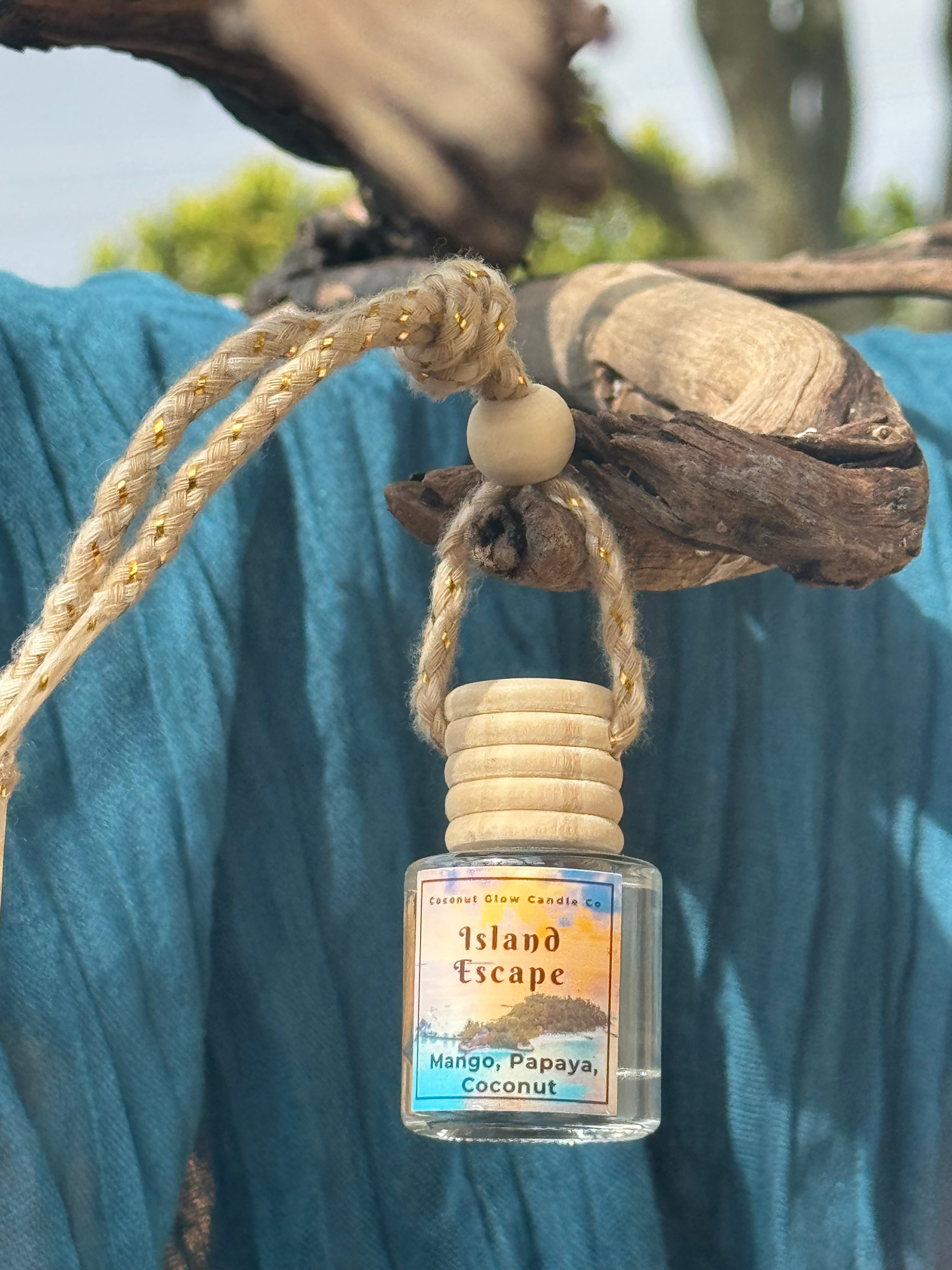 Coconut Glow Hanging Car Diffuser