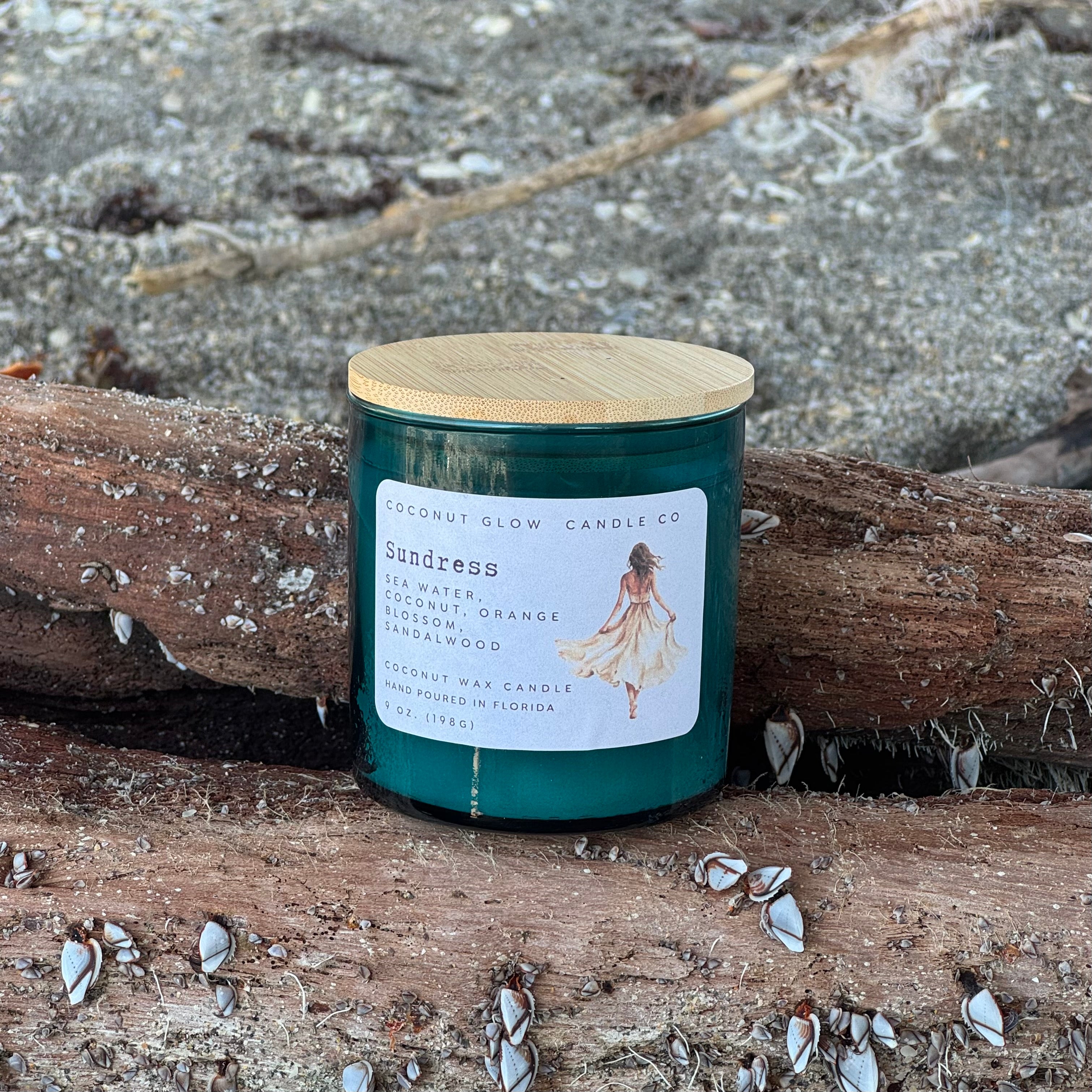 Sundress- Teal Glass Jar