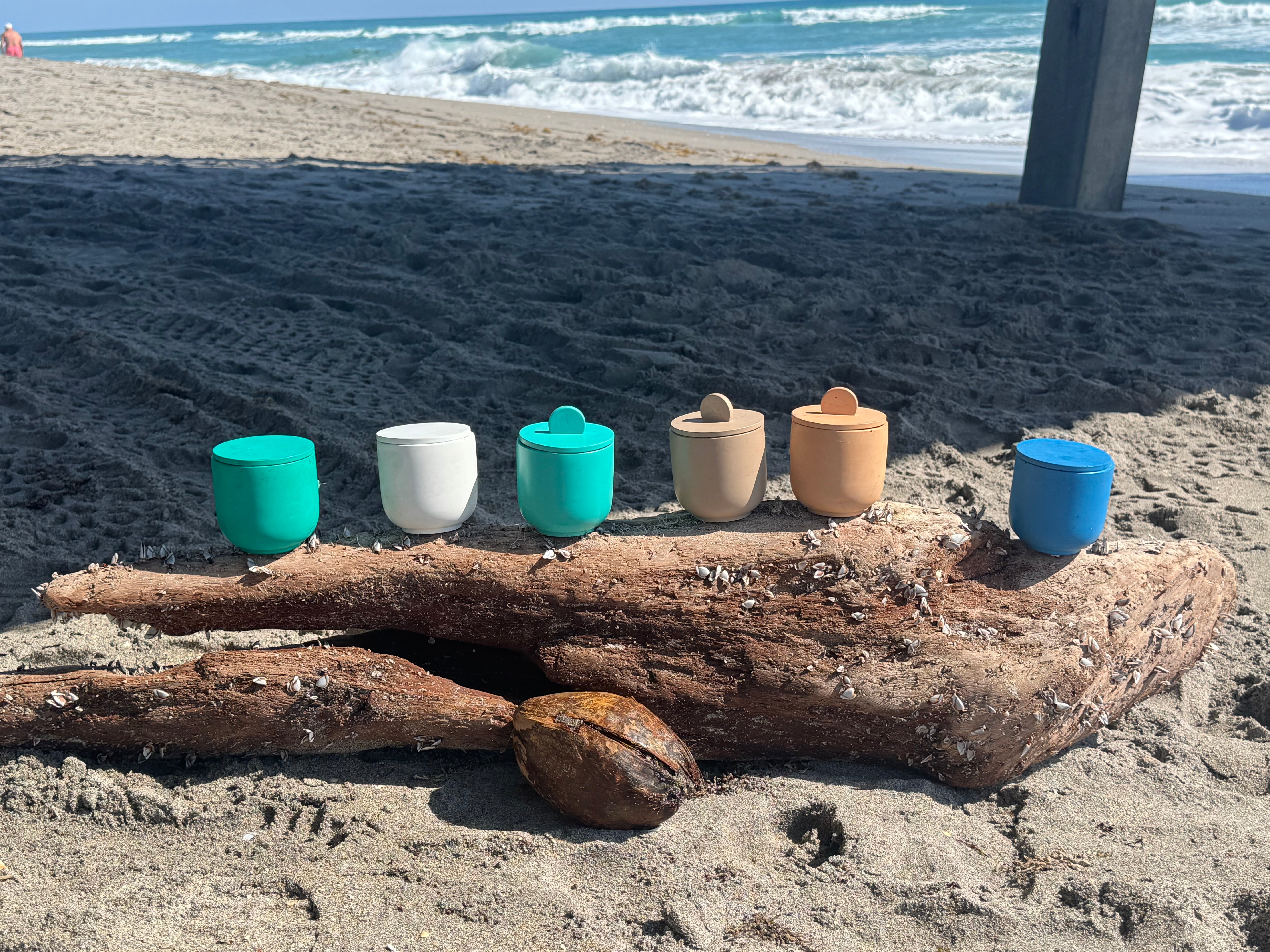 Morning Tide - Concrete Candle