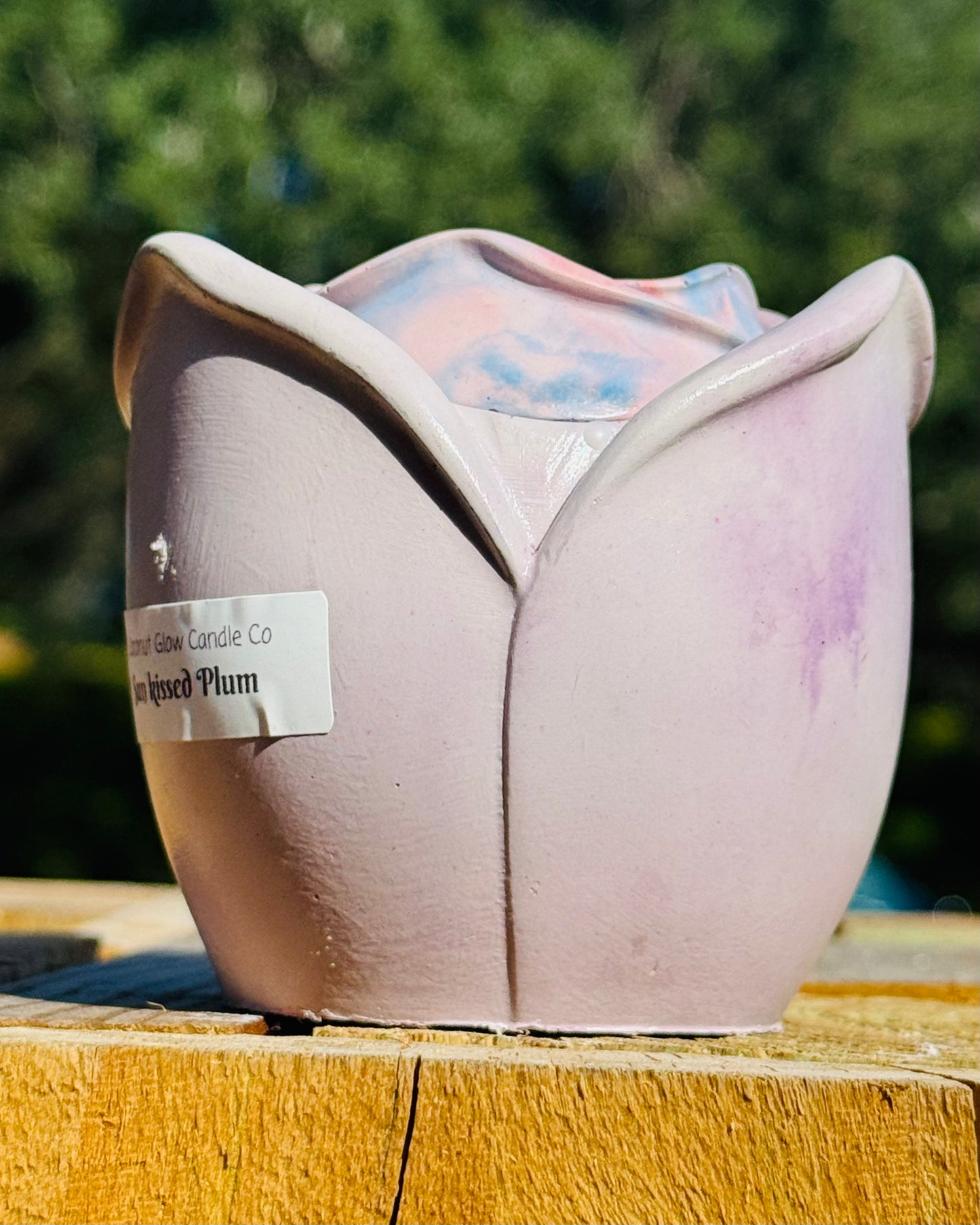 3 oz Rose Concrete Candle