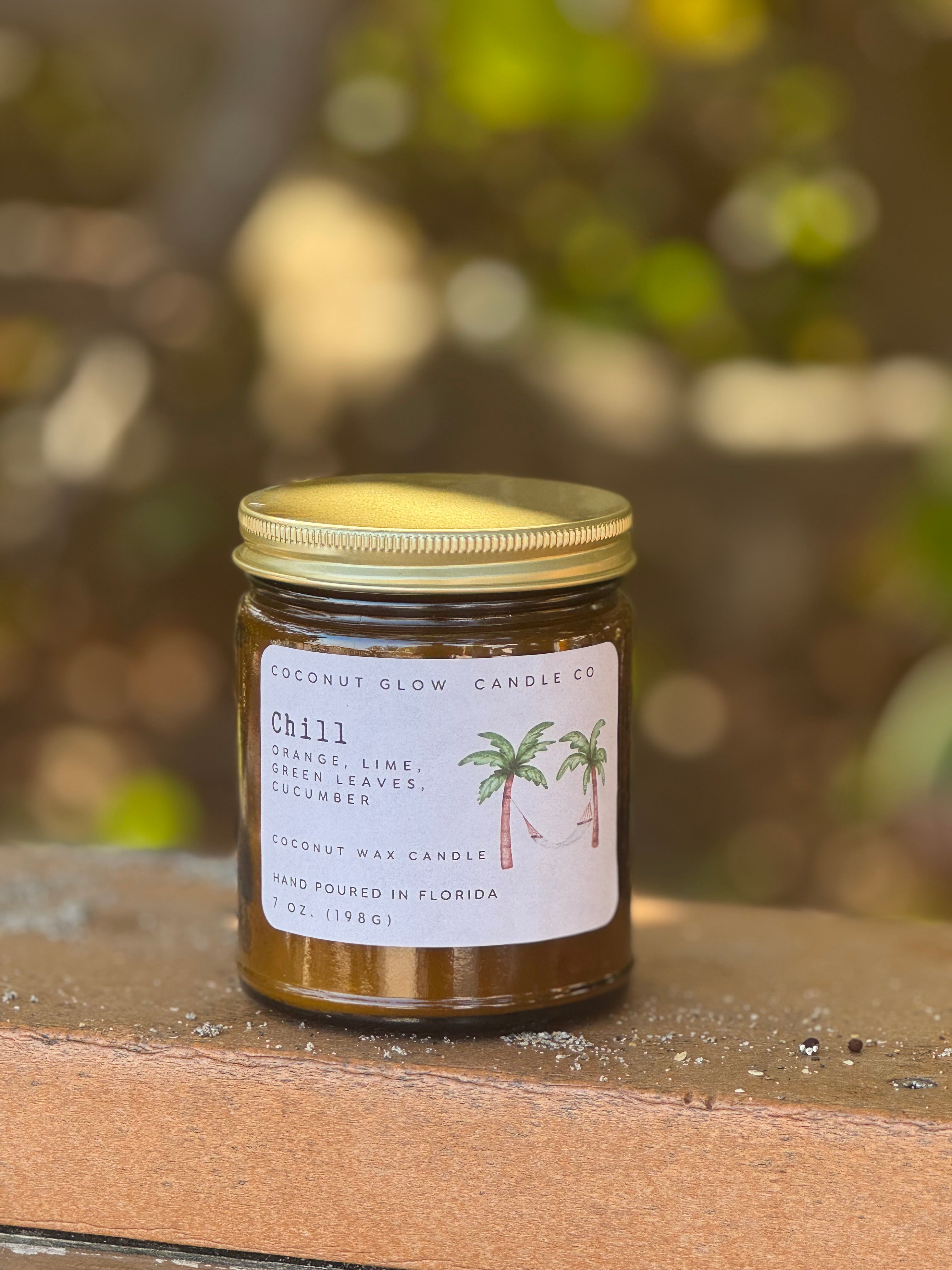 Chill - Golden Hour Glass Jar