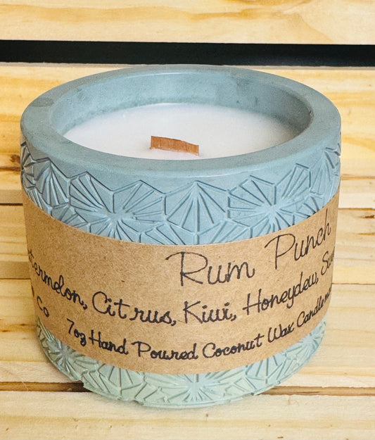 Rum Punch - 7 oz Concrete Candle
