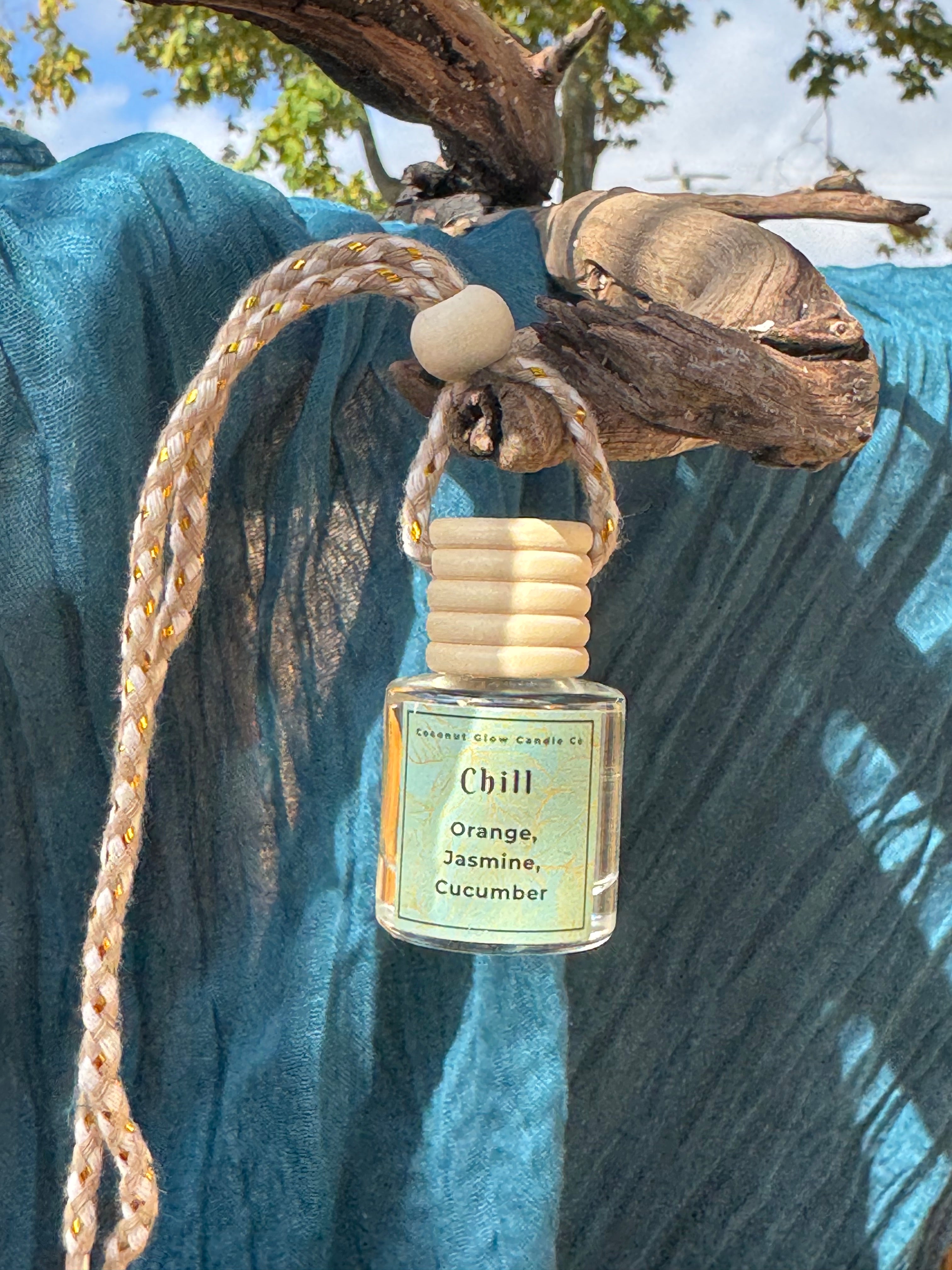 Coconut Glow Hanging Car Diffuser