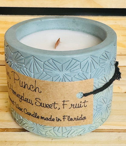 Rum Punch - 7 oz Concrete Candle