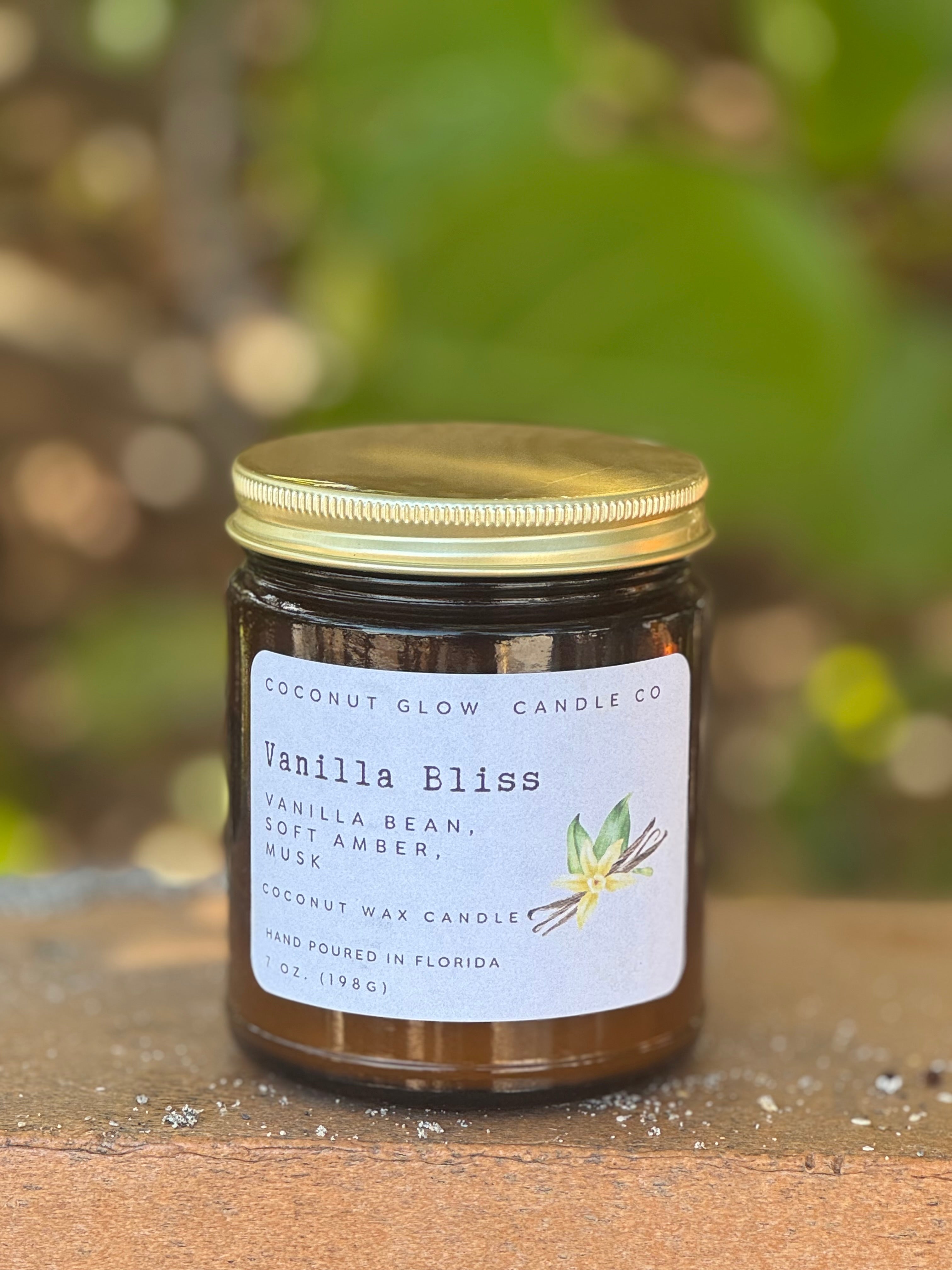 Vanilla Bliss - Golden Hour Glass Jar