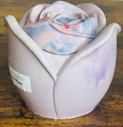 3 oz Rose Concrete Candle