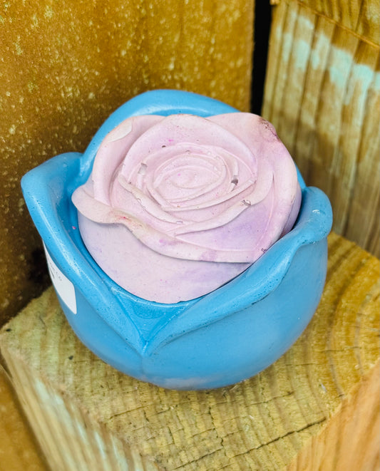 Rose 3 oz Concrete Candle