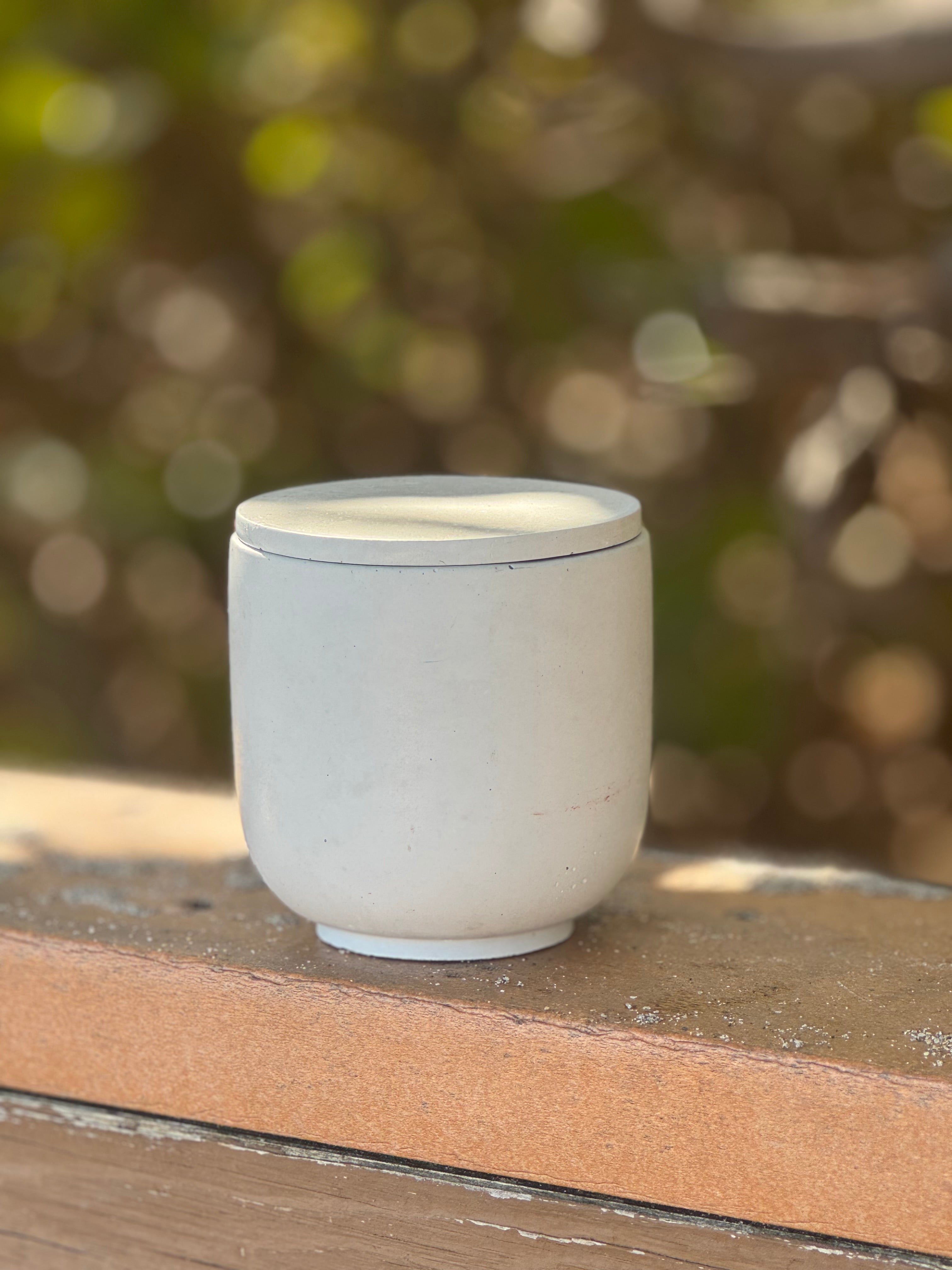 Morning Tide - Concrete Candle