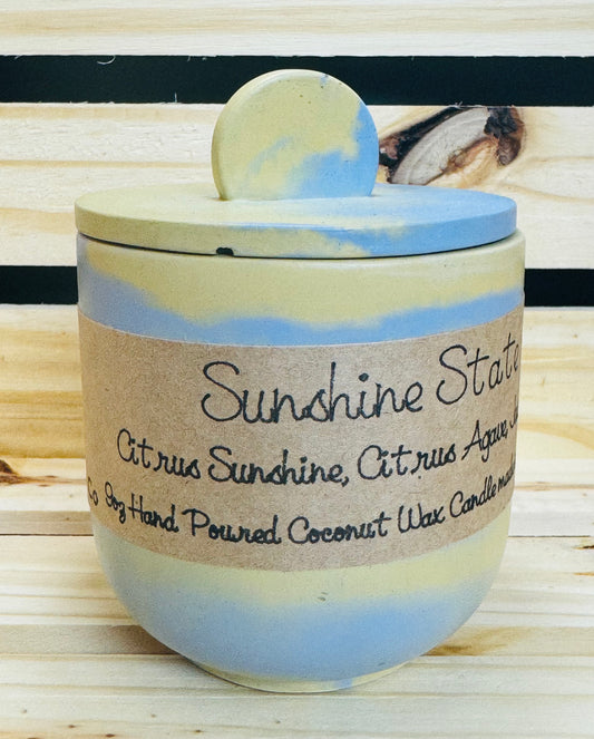 Sunshine State - 9 oz Concrete Candle