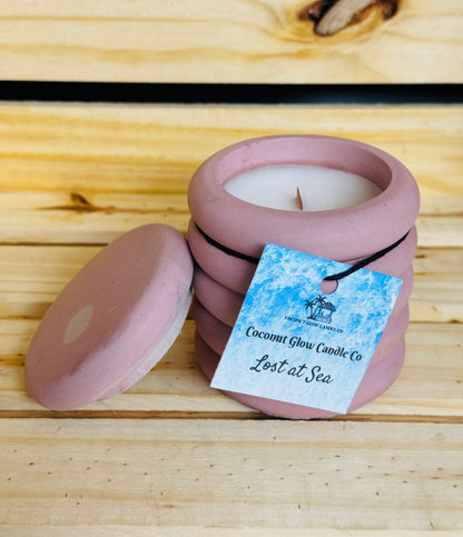 Lost at Sea - 6 oz Concrete Candle