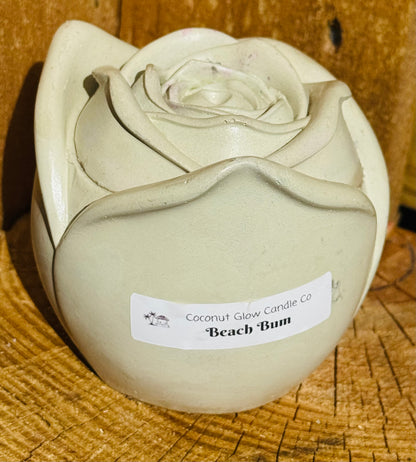 Rose 3 oz Concrete Candle