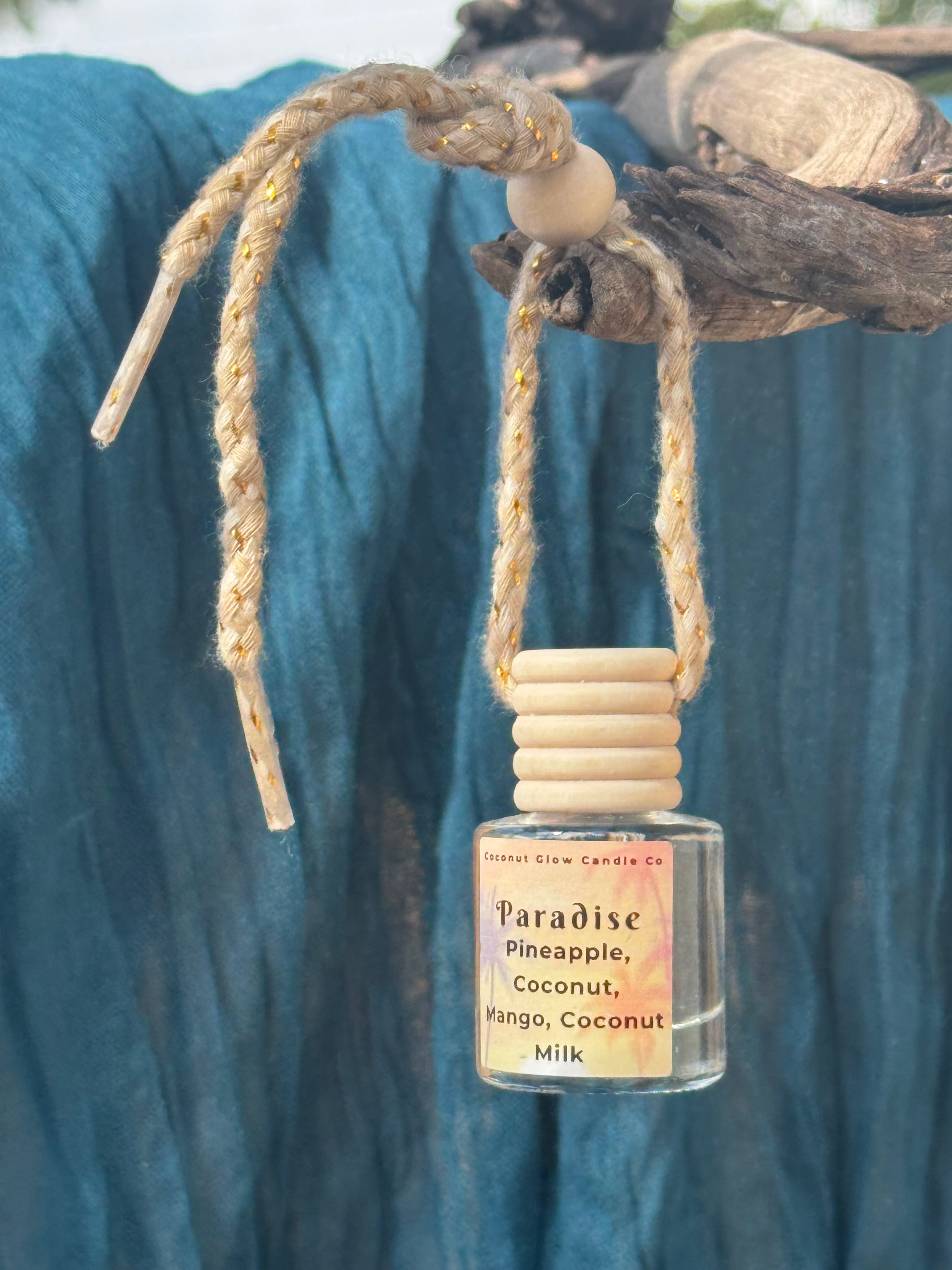 Coconut Glow Hanging Car Diffuser