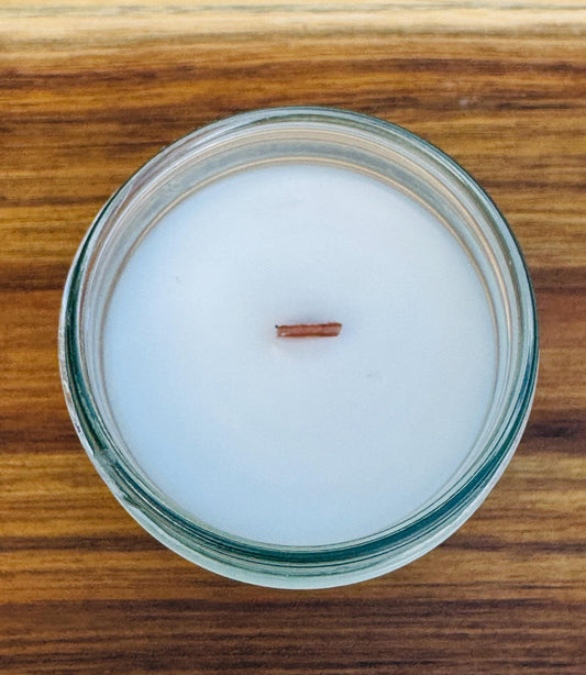 Strawberry Bourbon Vanilla Candle, Warm Apricot Nectar, Romantic Scented Coconut Candle, Wood Wick, Handmade Gift, Gift For Him