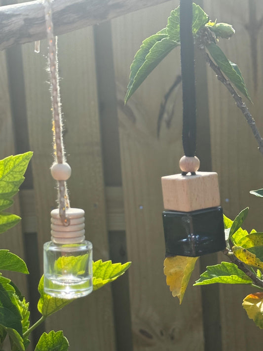 Car Diffuser (scent description in “read item description area”) Freshener, Reusable Glass Bottle, Long Lasting Clean Scent, Car Accessories